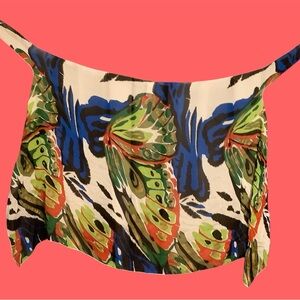 Diva Silk Swimsuit cover up with Multicolor Design